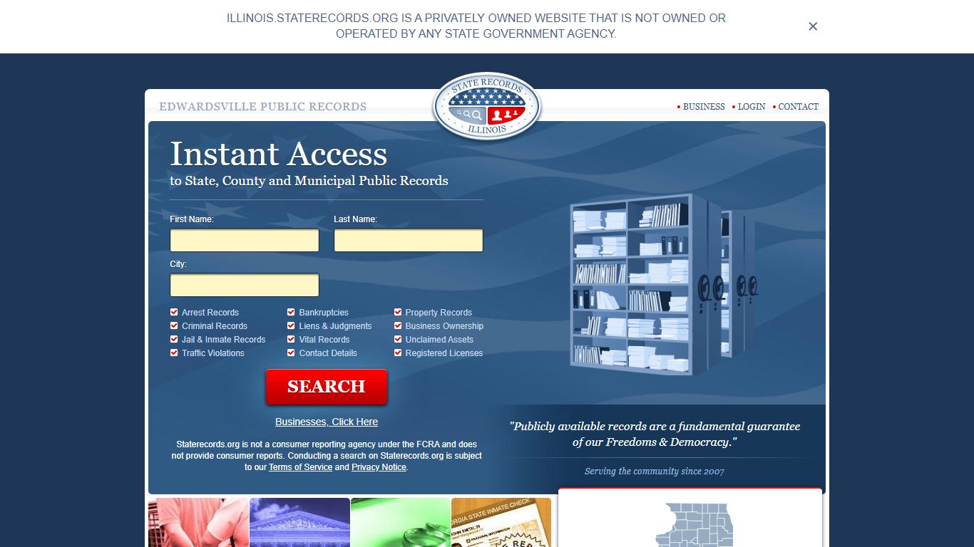 Edwardsville Arrest and Public Records | Illinois.StateRecords.org